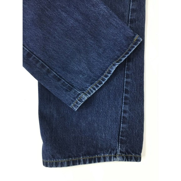 Vintage Polo Ralph Lauren Men's Loose Fit Jeans Size 32x30 Dark Wash Straight - Picture 9 of 11